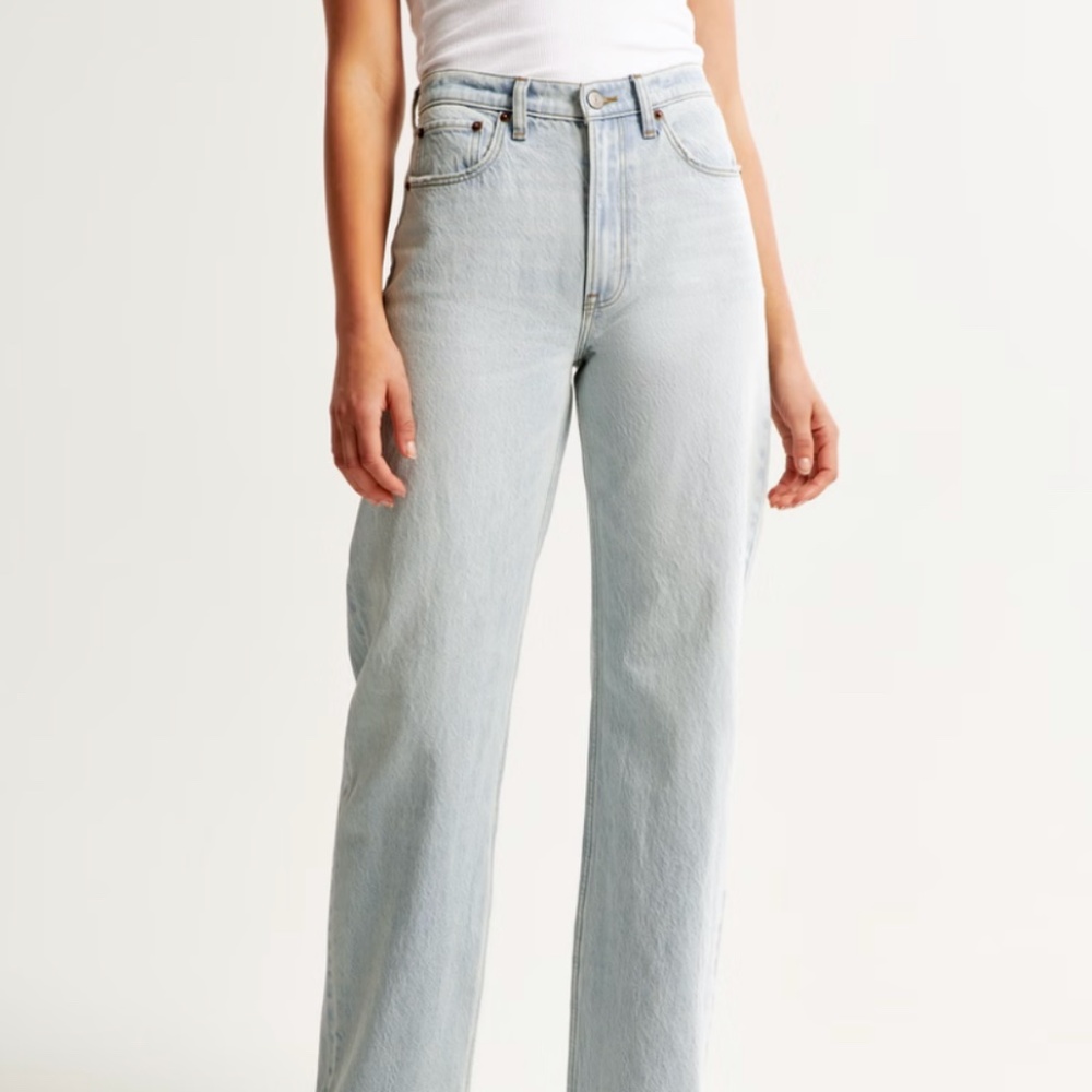 Abercrombie High Rise Loose Jeans